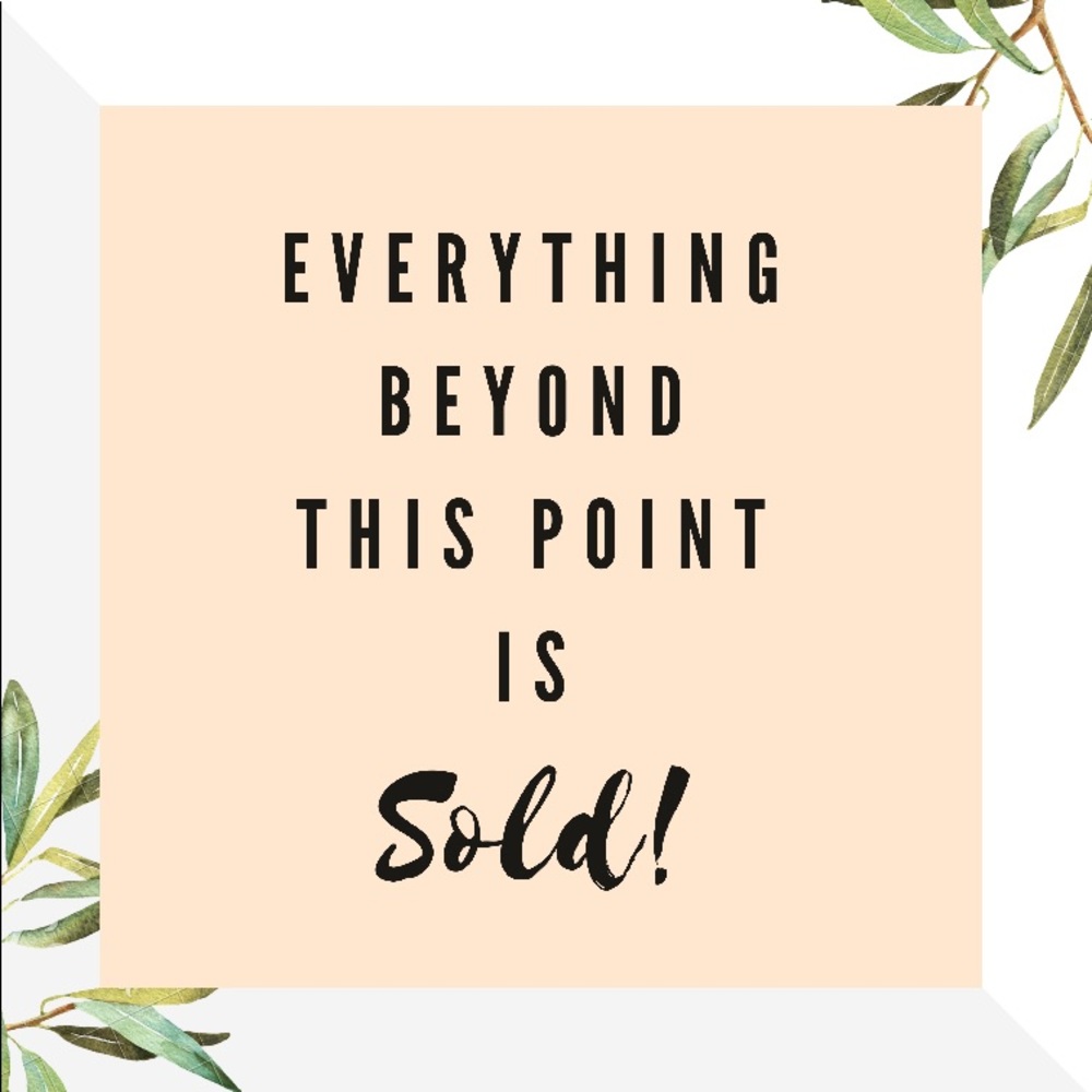 Scroll up :) everything beyond this point is sold!